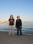 on the beach