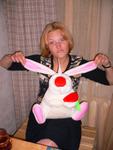 длинная фотосессия с зайцем