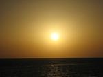 закат на море